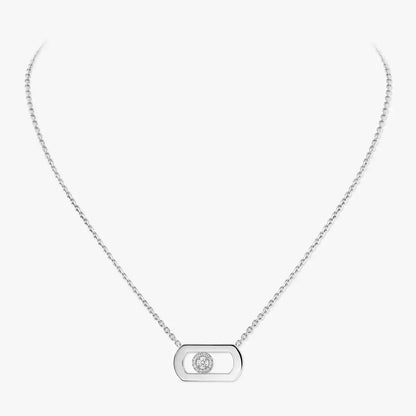 [Elowen Jewelry]So Move Diamond Necklace in Gold