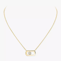 [Elowen Jewelry]So Move Diamond Necklace in Gold