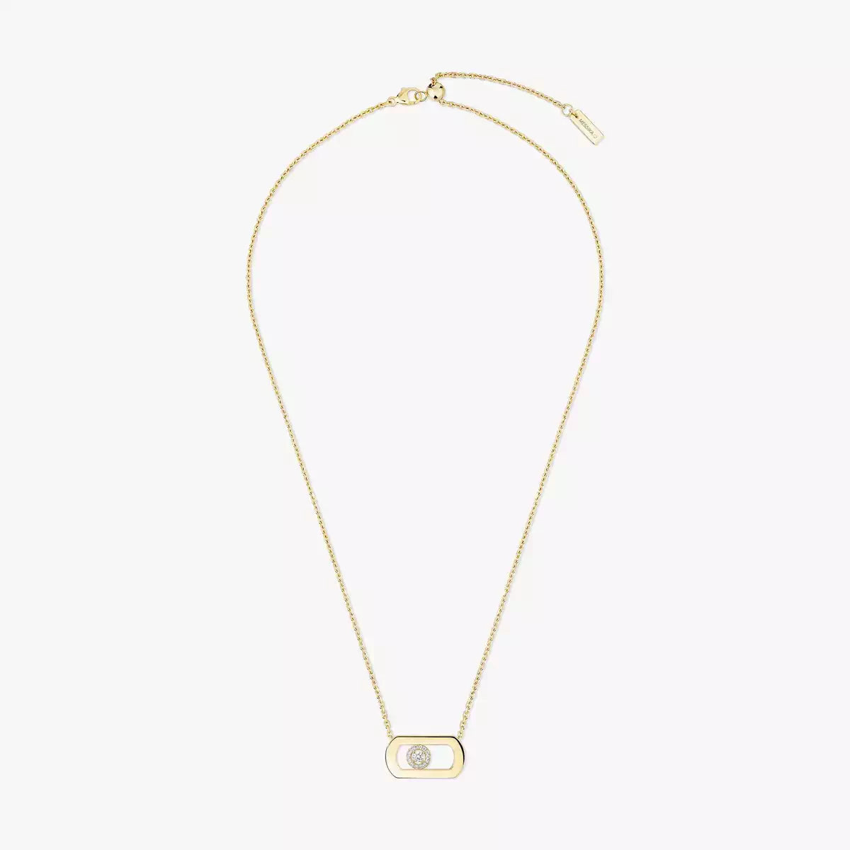 [Elowen Jewelry]So Move Diamond Necklace in Gold