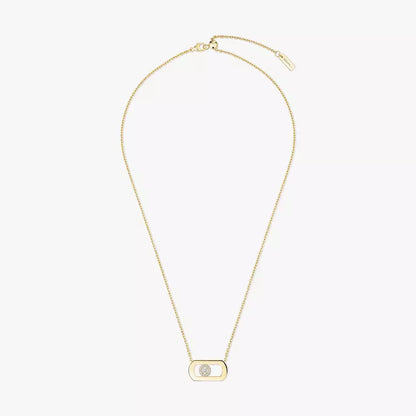 [Elowen Jewelry]So Move Diamond Necklace in Gold