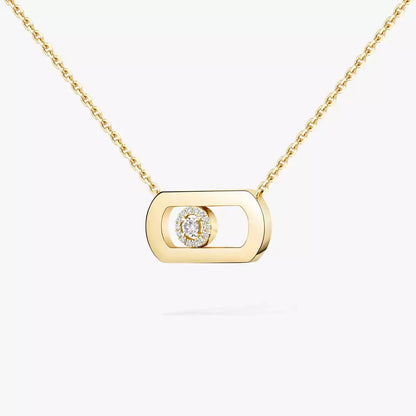 [Elowen Jewelry]So Move Diamond Necklace in Gold