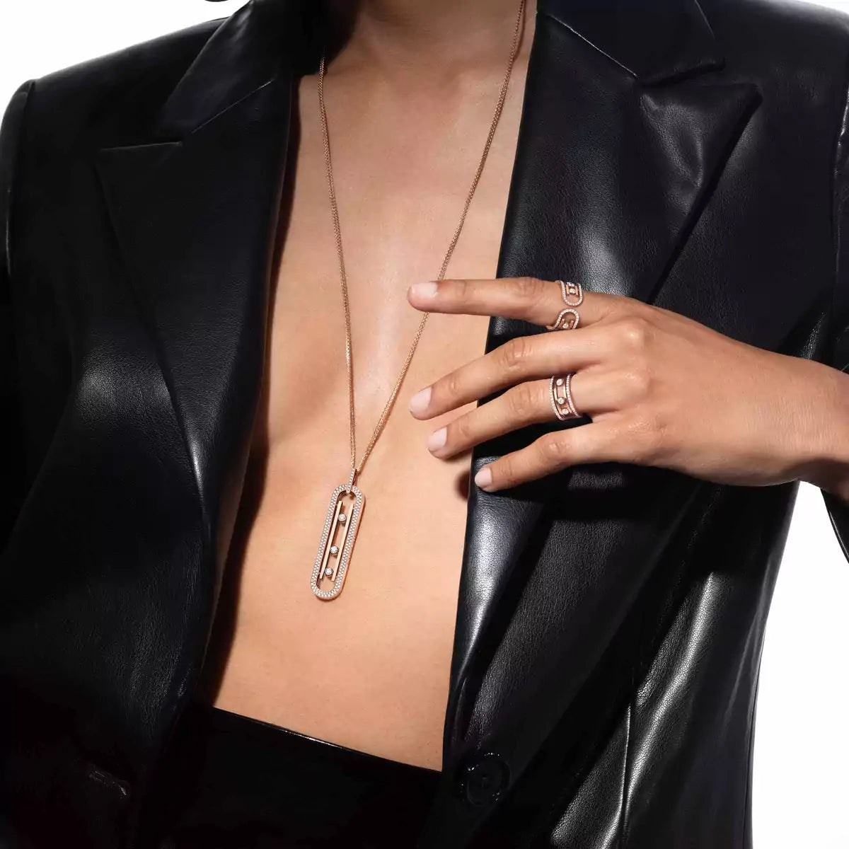 [Elowen Jewelry]Move 10th Diamond Ring in Gold