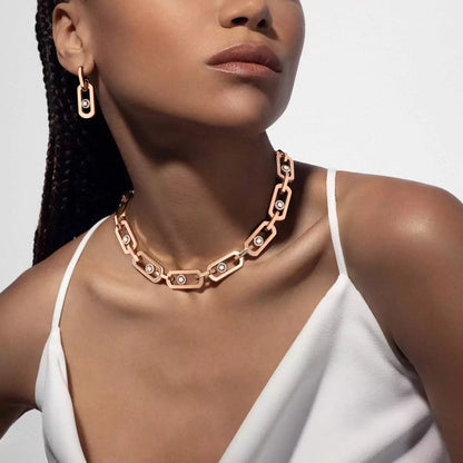 [Elowen Jewelry] So Move XL Diamond Hoop Earring