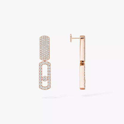 [Elowen Jewelry]Imperial Move SM Diamond Earrings