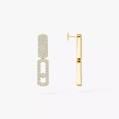 [Elowen Jewelry]Imperial Move SM Diamond Earrings