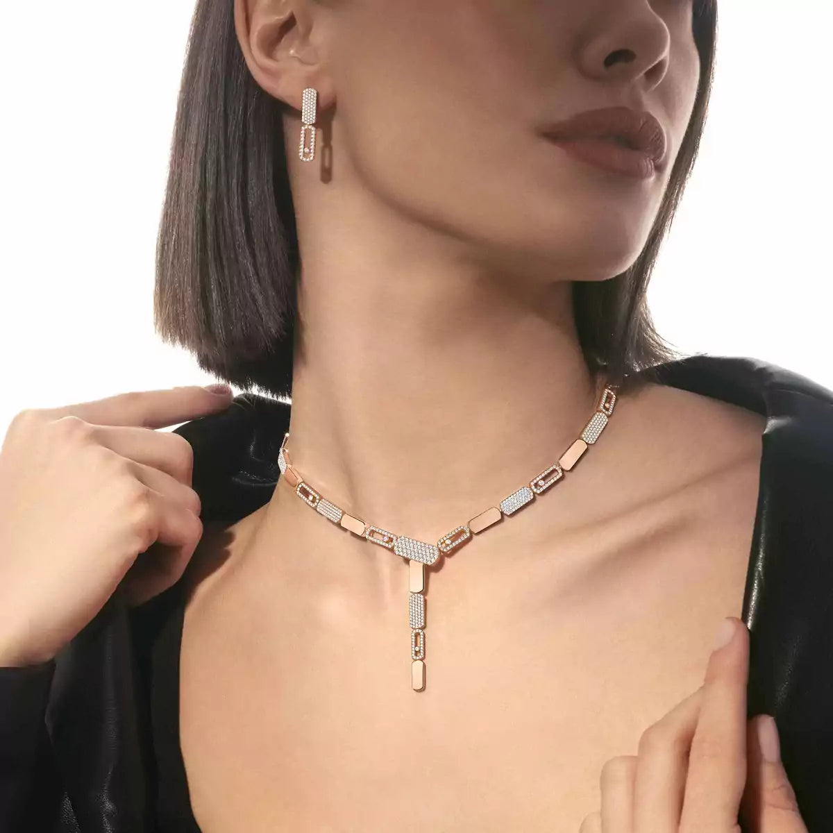 [Elowen Jewelry]Imperial Move SM Diamond Earrings