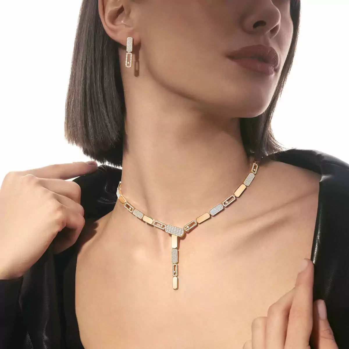 [Elowen Jewelry]Imperial Move SM Diamond Earrings