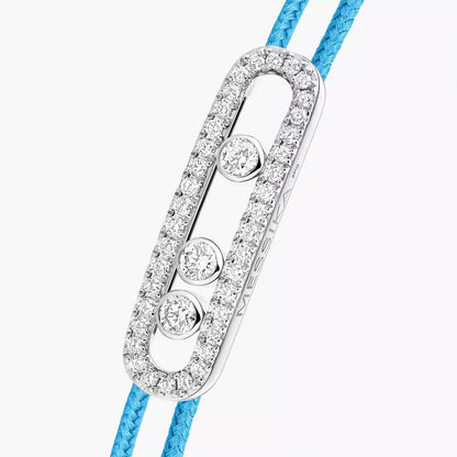 [Elowen Jewelry]Messika Care(s) pink cord pavé bracelet