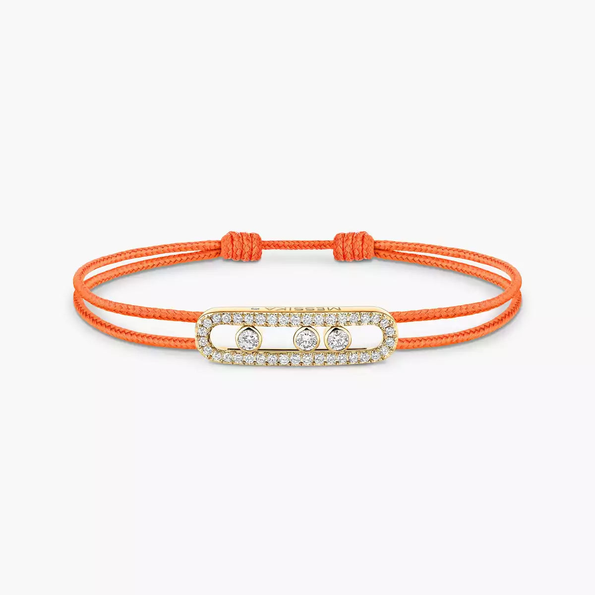 [Elowen Jewelry]Messika Care(s) pink cord pavé bracelet