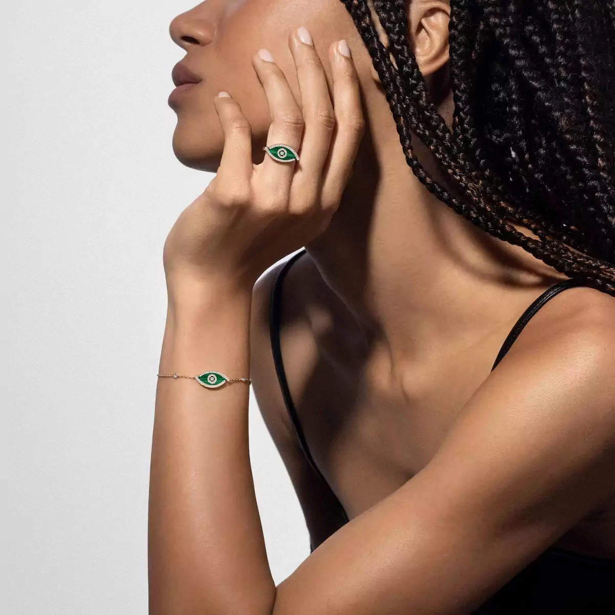 [Elowen Jewelry]Lucky Eye Diamond Bracelet