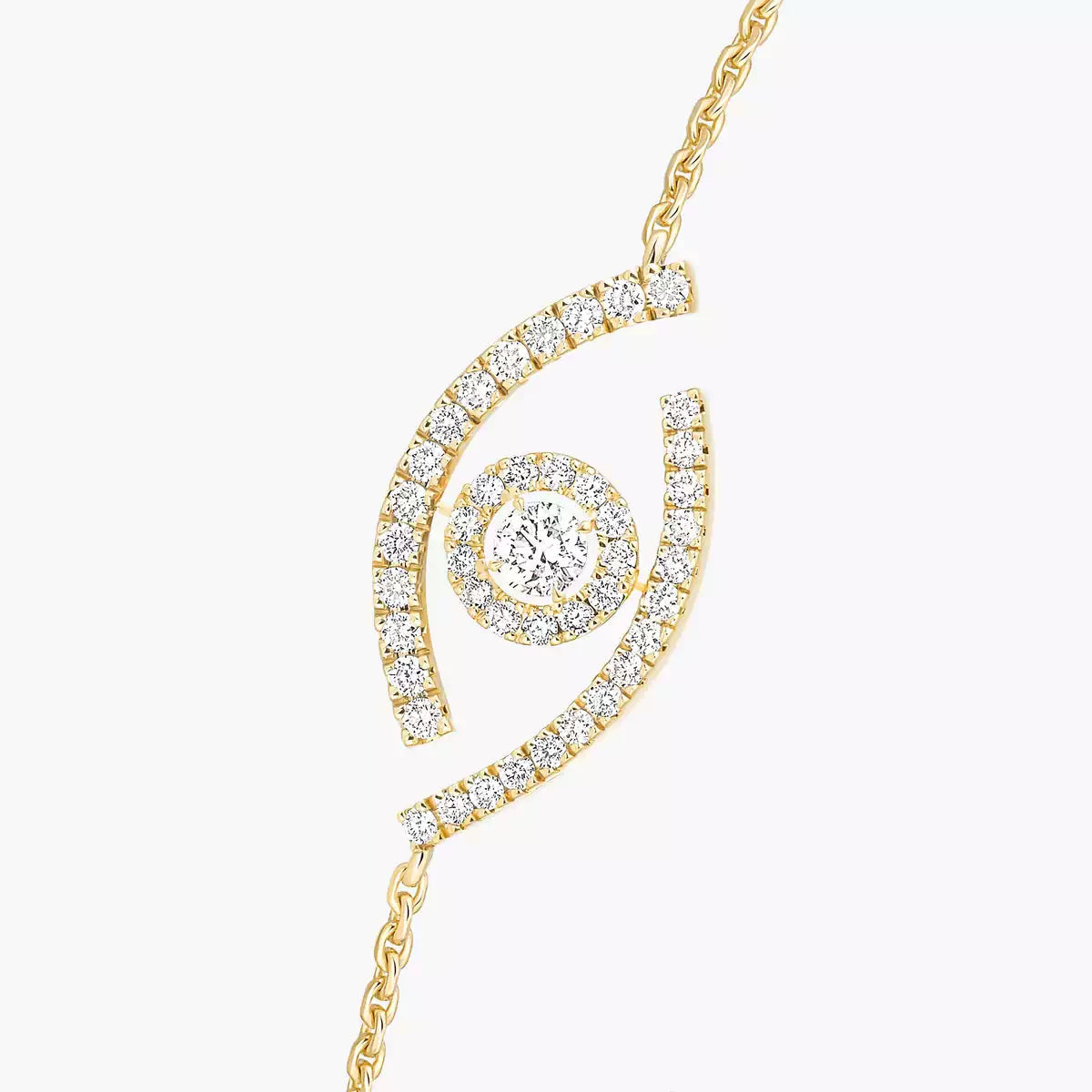 [Elowen Jewelry]Lucky Eye Pave-Set Diamond Bracelet
