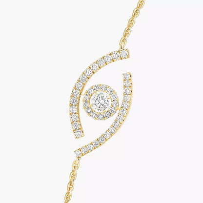 [Elowen Jewelry]Lucky Eye Pave-Set Diamond Bracelet