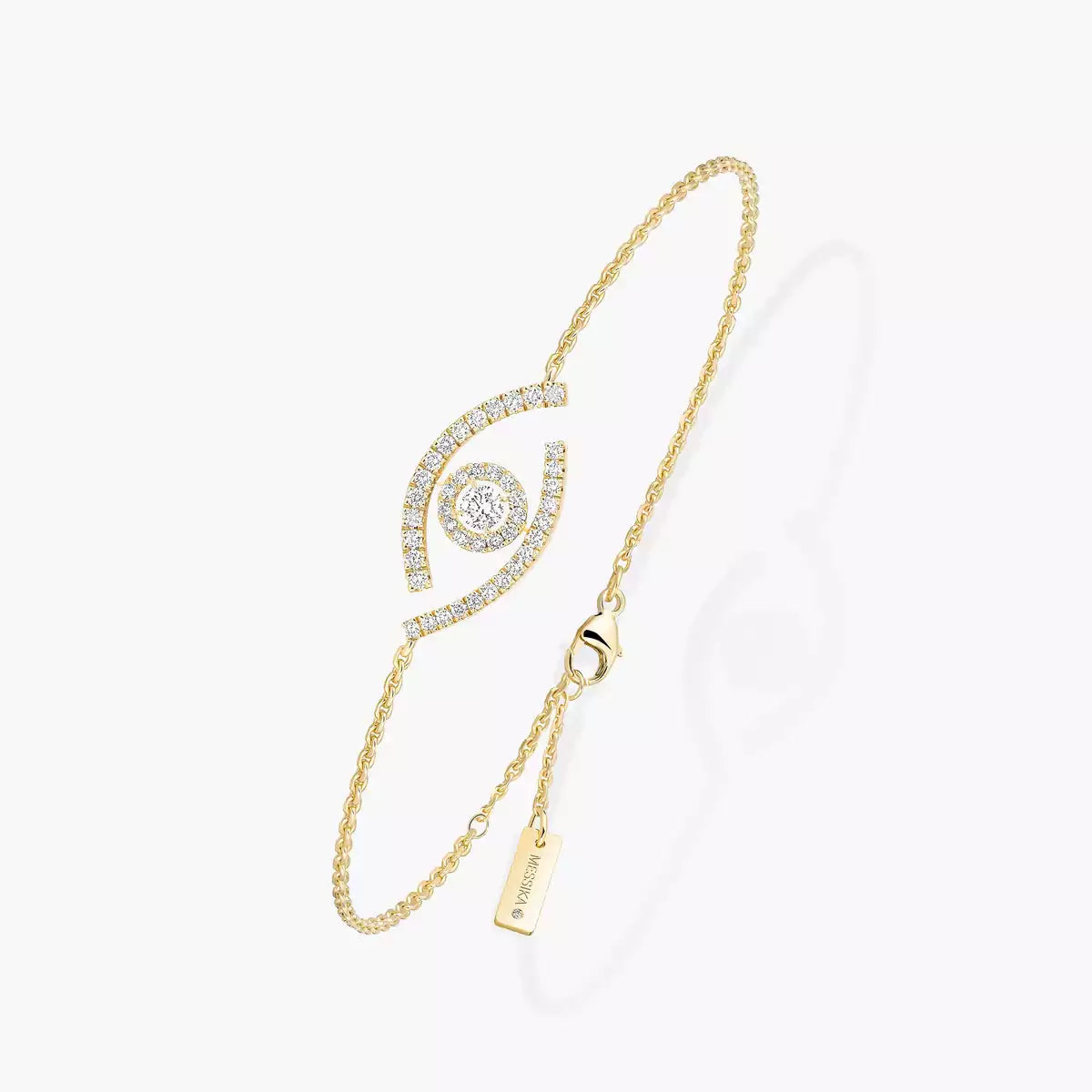 [Elowen Jewelry]Lucky Eye Pave-Set Diamond Bracelet