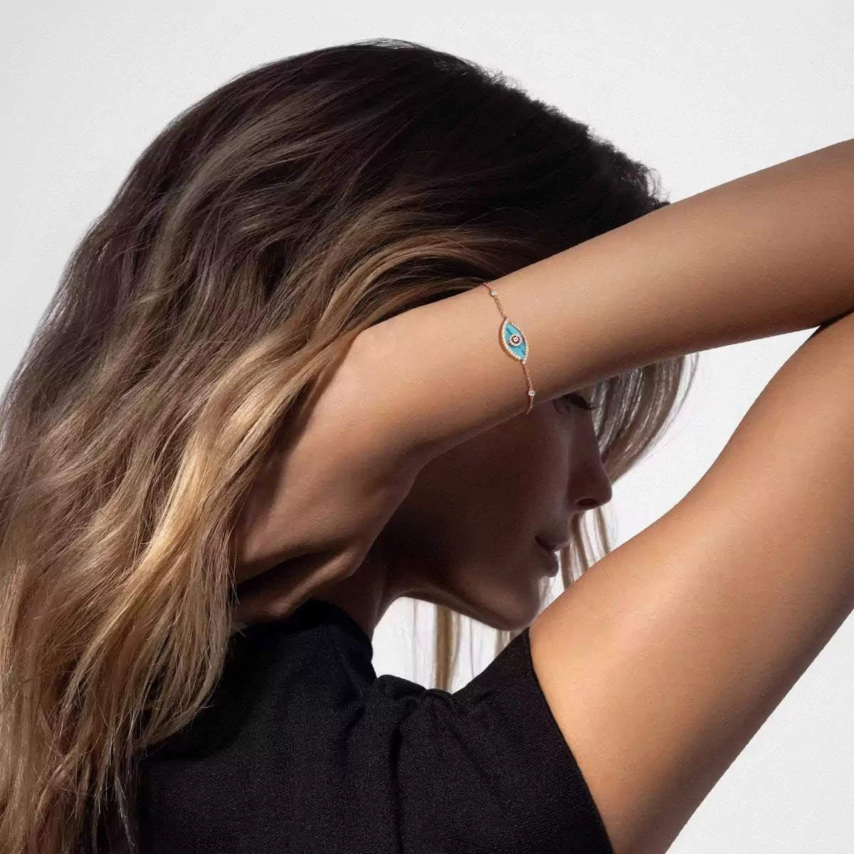 [Elowen Jewelry]Lucky Eye Diamond Bracelet