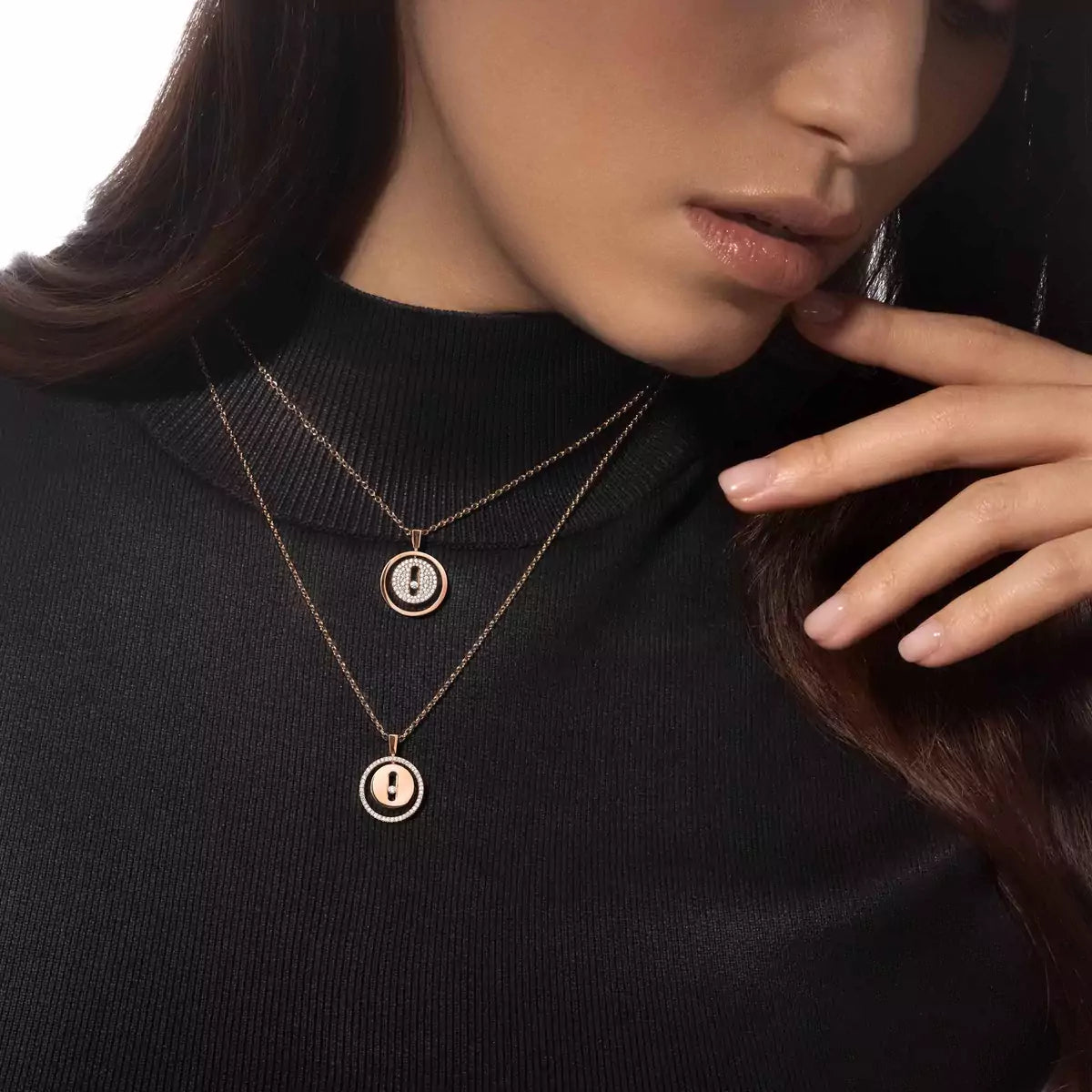 [Elowen Jewelry] Lucky Move Diamond Necklace