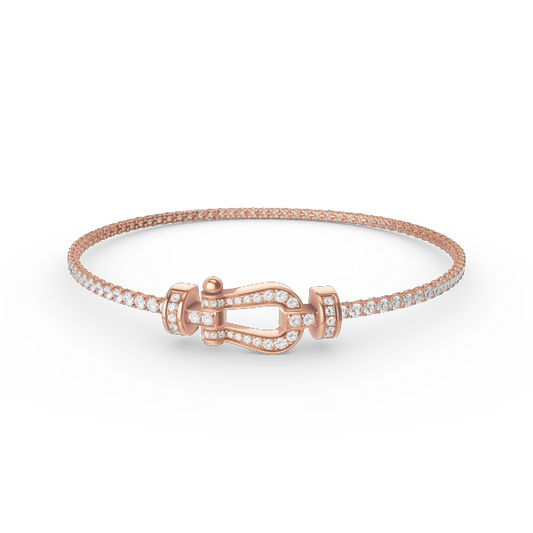 [Elowen Jewels]FORCE  HORSESHOE  DIAMOND TENNIS BRACELET