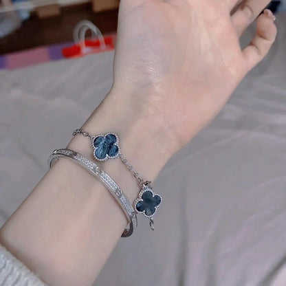 [Elowen Jewels]CLOVER 5 MOTIF PIETERSITE BRACELET COLLECTION
