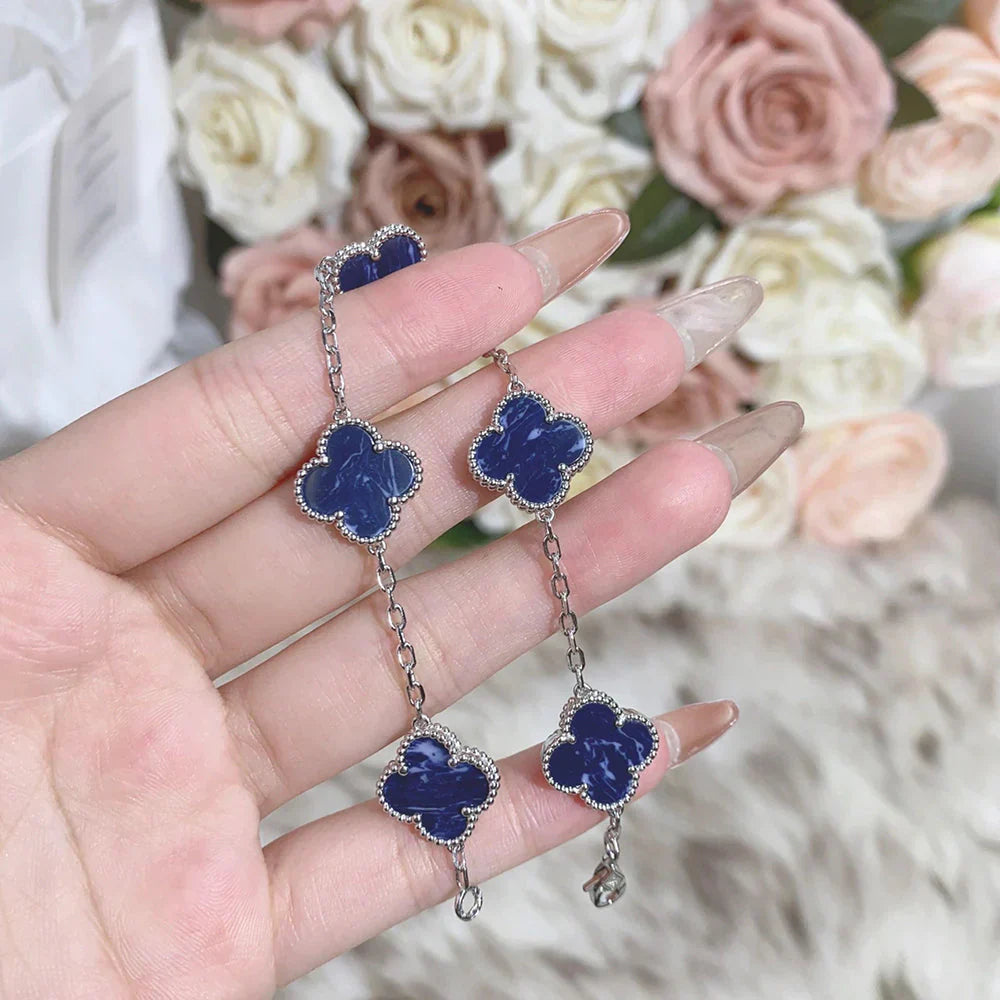 [Elowen Jewels]CLOVER 5 MOTIF PIETERSITE BRACELET COLLECTION
