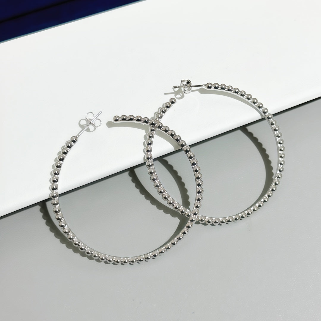 [Elowen-jewel] SMOOTH BEAD STUD EARRINGS