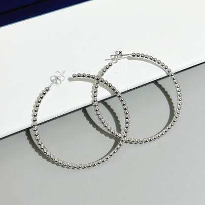 [Elowen-jewel] SMOOTH BEAD STUD EARRINGS