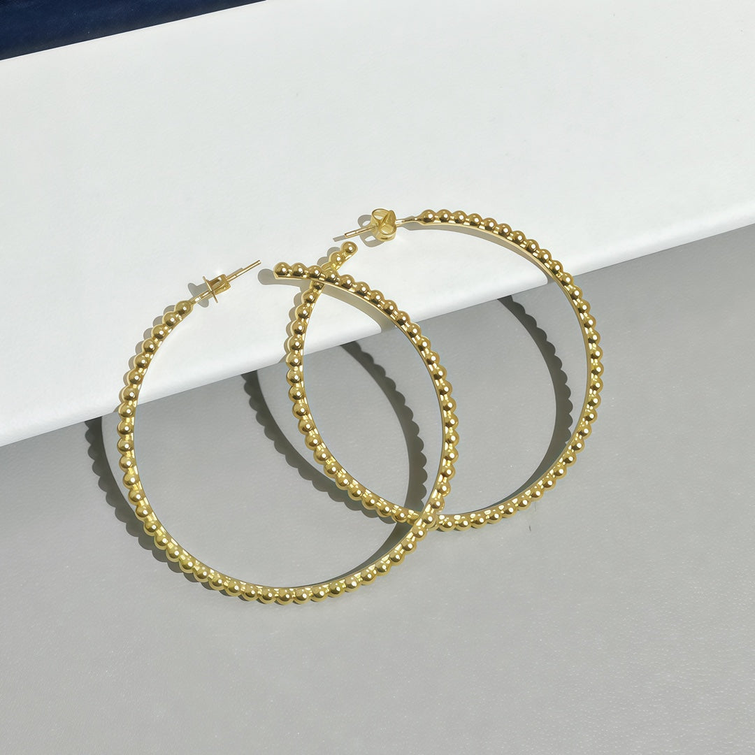 [Elowen-jewel] SMOOTH BEAD STUD EARRINGS
