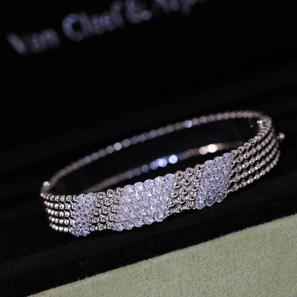 [Elowen-jewel]  FIVE-ROW DIAMOND BRACELET