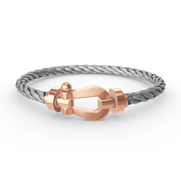 [Elowen Jewel]FORCE LARGE HORSESHOE NO DIAMOND BRACELET ROSE GOLD