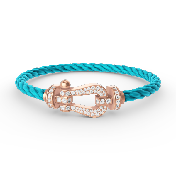 [Elowen Jewels]FORCE LARGE HORSESHOE FULL DIAMOND BRACELET ROSE GOLD