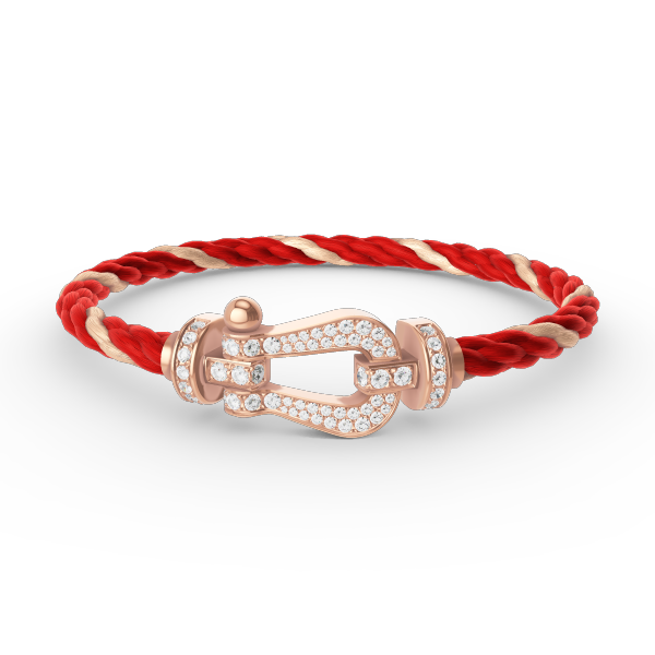 [Elowen Jewels]FORCE LARGE HORSESHOE FULL DIAMOND BRACELET ROSE GOLD