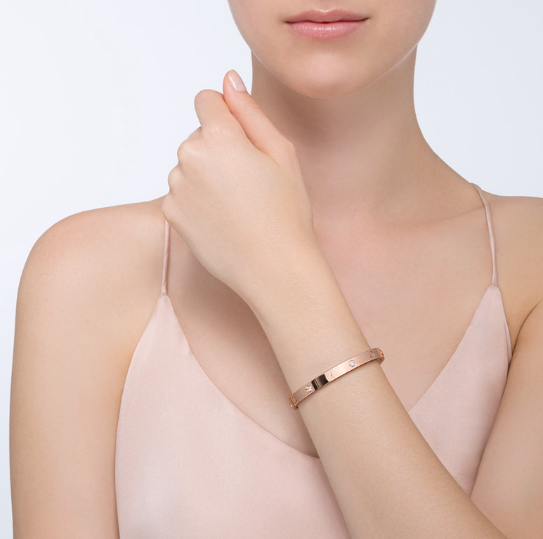 [Elowen Jewels]LOVE BRACELET 6.1MM 4 DIAMONDS