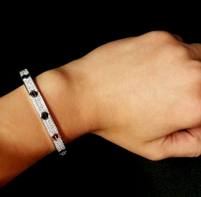 [Elowen Jewels]LOVE BRACELET 6.1MM DIAMOND-PAVED CERAMIC
