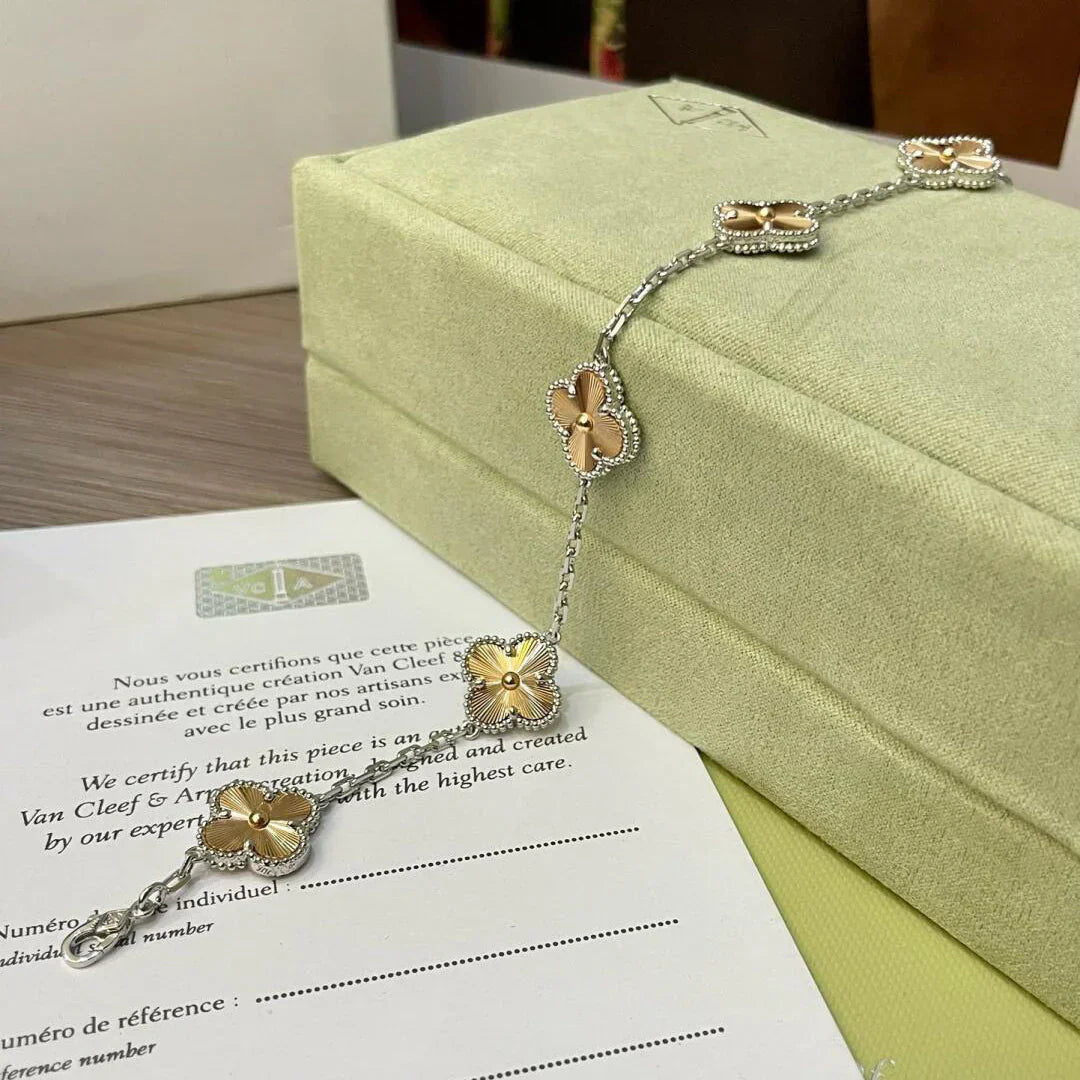 [Elowen Jewels] CLOVER 5 MOTIF LASER BRACELET COLLECTION