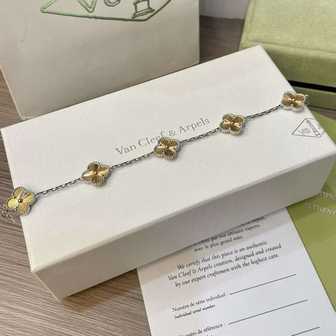 [Elowen Jewels] CLOVER 5 MOTIF LASER BRACELET COLLECTION