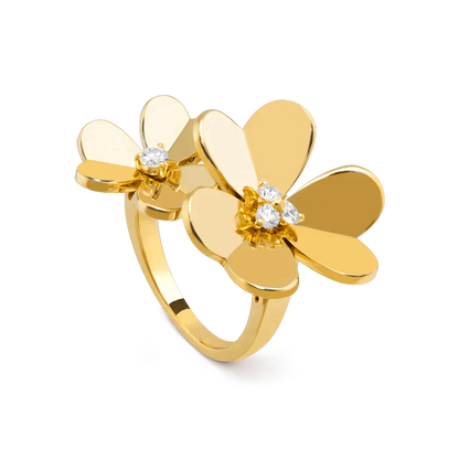 [Elowen Jewels]CLOVER COMOS GOLD DIAMOND RING