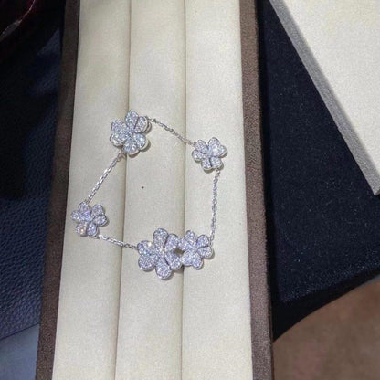 [Elowen Jewels]FRIVOLE SILVER 5 FLOWERS BRACELET