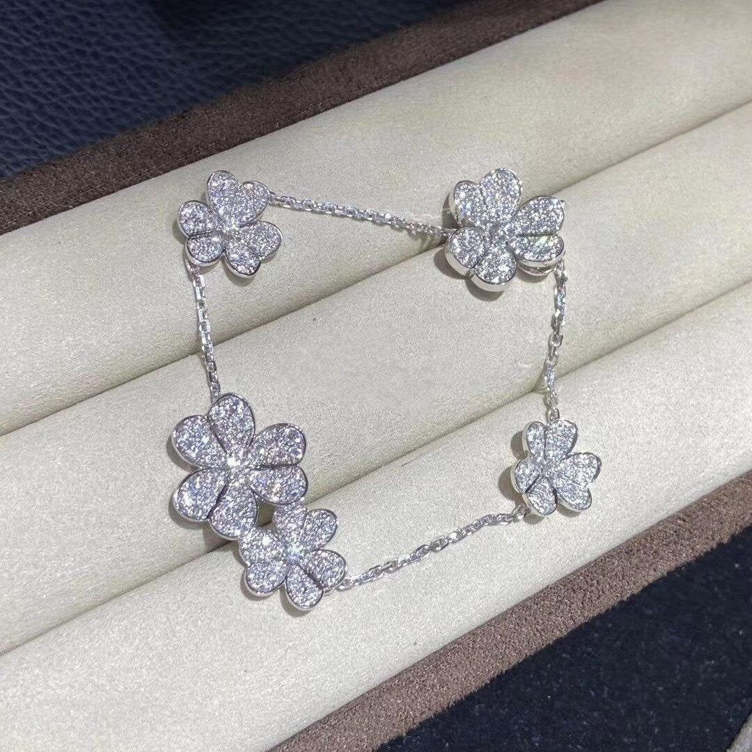 [Elowen Jewels]FRIVOLE SILVER 5 FLOWERS BRACELET