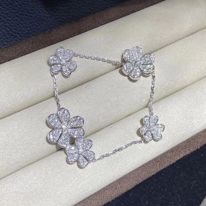 [Elowen Jewels]FRIVOLE SILVER 5 FLOWERS BRACELET