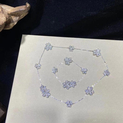 [Elowen Jewels]FRIVOLE SILVER 5 FLOWERS BRACELET