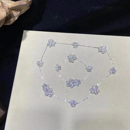 [Elowen Jewels]FRIVOLE SILVER 5 FLOWERS BRACELET