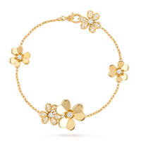 [Elowen Jewel]FRIVOLE GOLD 5 FLOWERS BRACELET