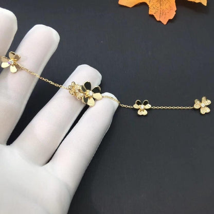[Elowen Jewels]FRIVOLE GOLD 5 FLOWERS BRACELET