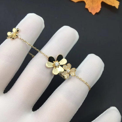 [Elowen Jewels]FRIVOLE GOLD 5 FLOWERS BRACELET