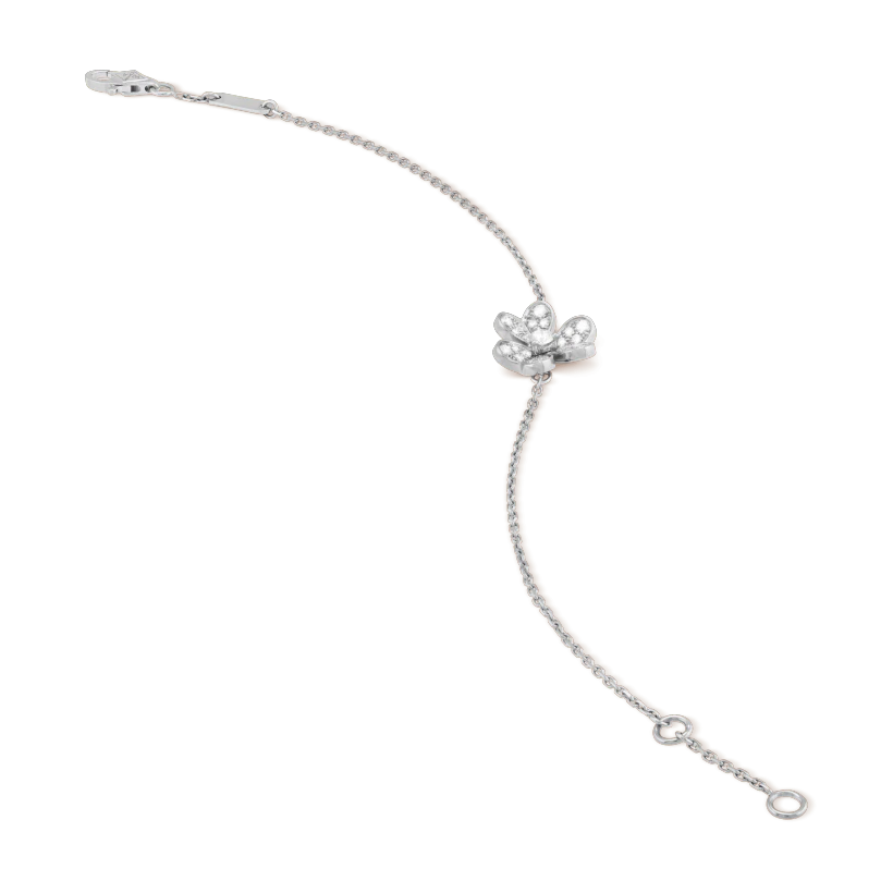 [Elowen Jewels]FRIVOLE SILVER FLOWER DIAMOND BRACELET