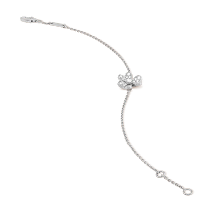 [Elowen Jewels]FRIVOLE SILVER FLOWER DIAMOND BRACELET