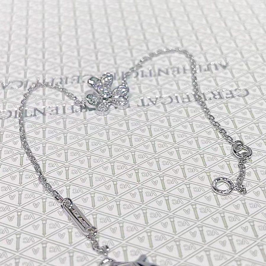 [Elowen Jewels]FRIVOLE SILVER FLOWER DIAMOND BRACELET