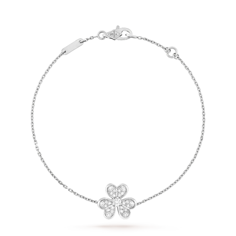 [Elowen Jewels]FRIVOLE SILVER FLOWER DIAMOND BRACELET