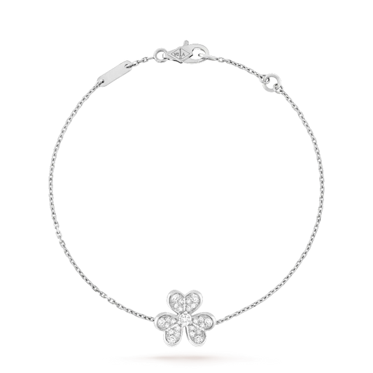 [Elowen Jewels]FRIVOLE SILVER FLOWER DIAMOND BRACELET