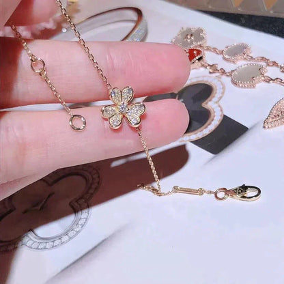 [Elowen Jewels]FRIVOLE GOLD FLOWER DIAMOND BRACELET