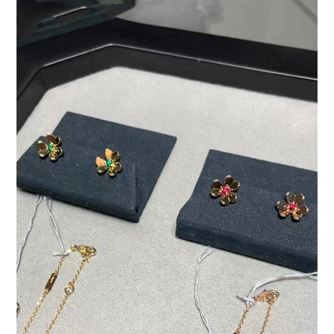 [Elowen Jewels]FRIVOLE  FLOWER PINK EARRINGS