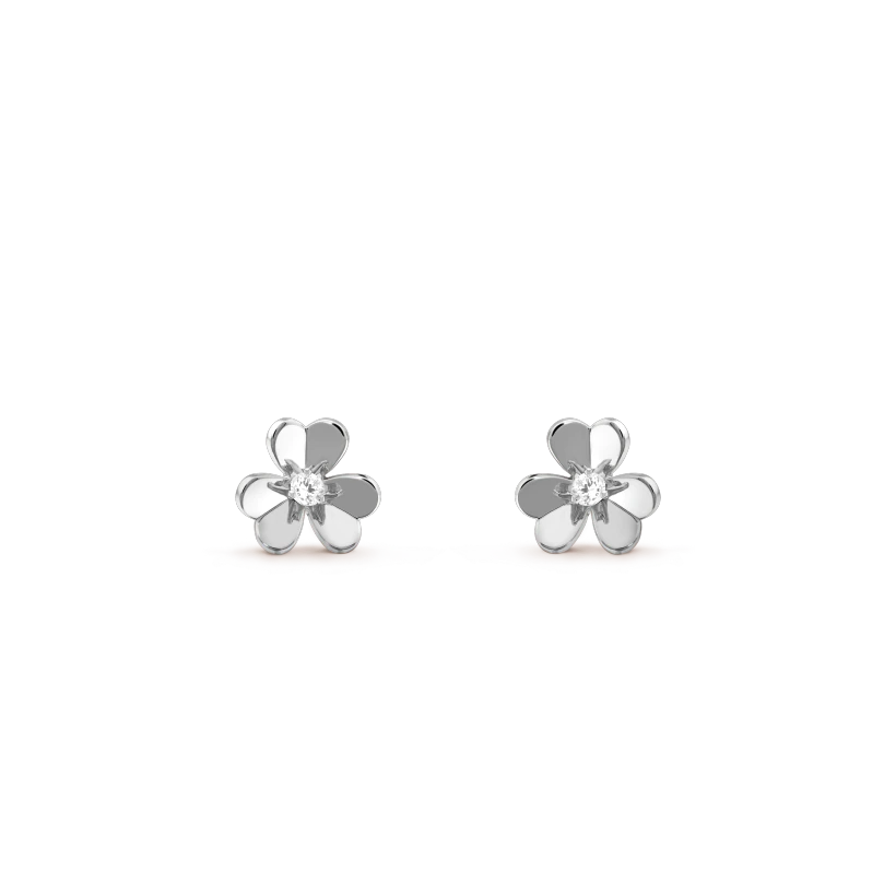 [Elowen Jewels]FRIVOLE MINI SILVER FLOWER EARRINGS